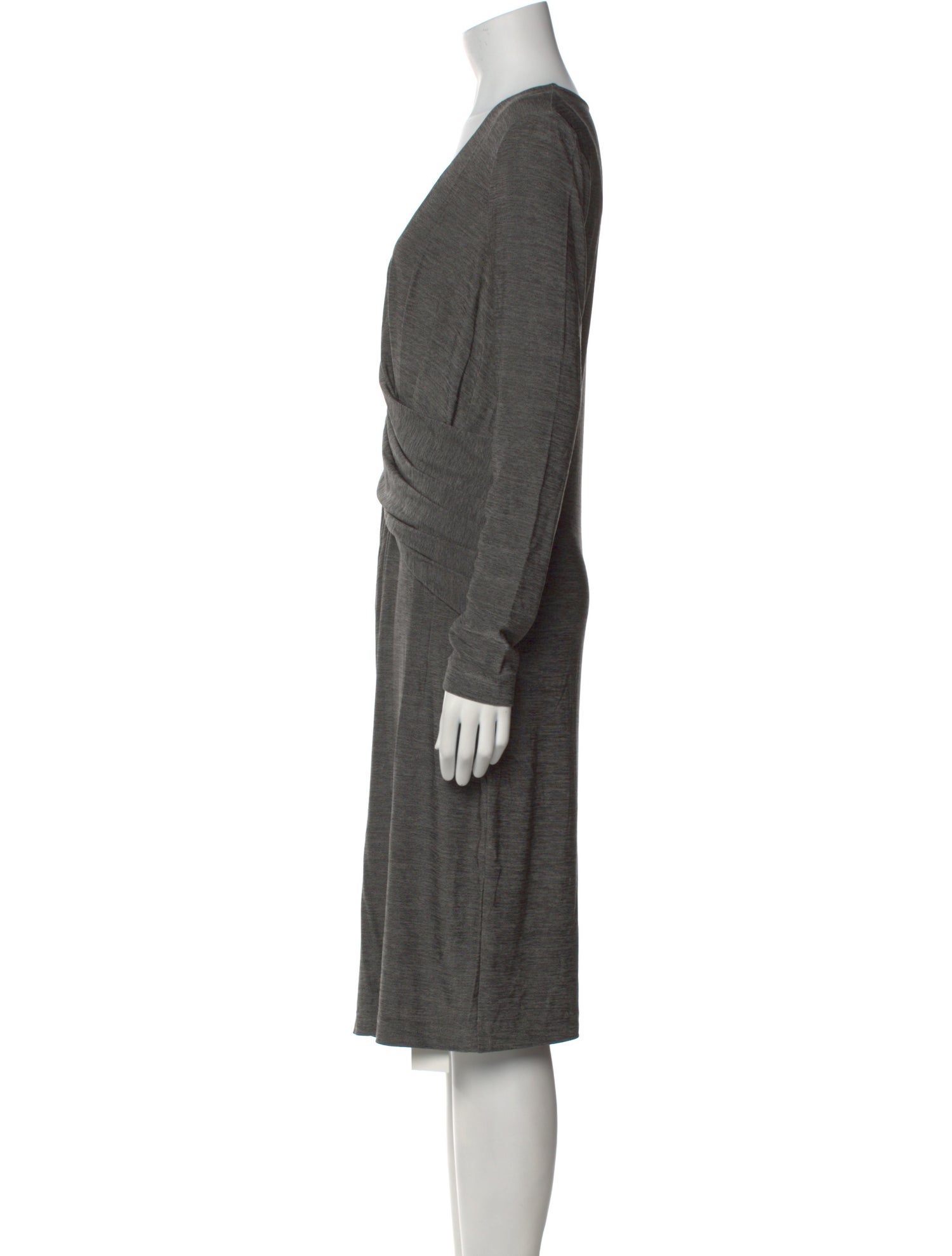 Escada Sport Scoop Neck Midi Length Dress
