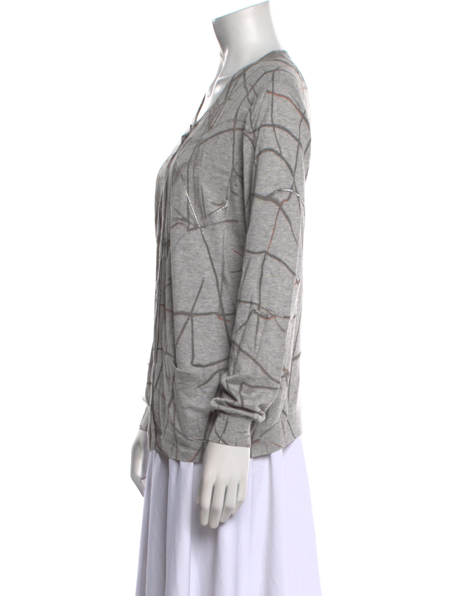 Escada Sport Printed Scoop Neck Sweater w/ Tags