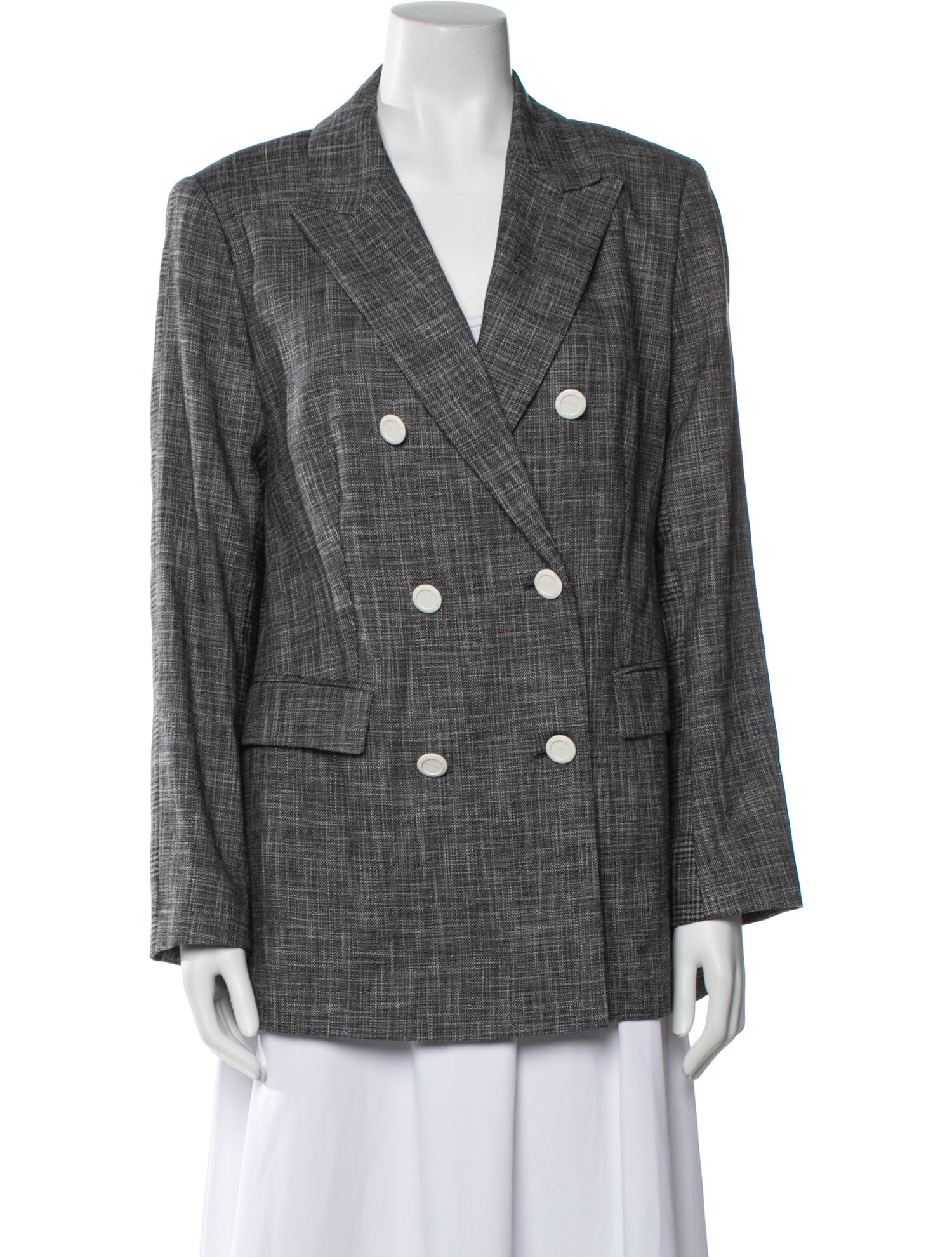 Escada Sport Plaid Print Blazer w/ Tags