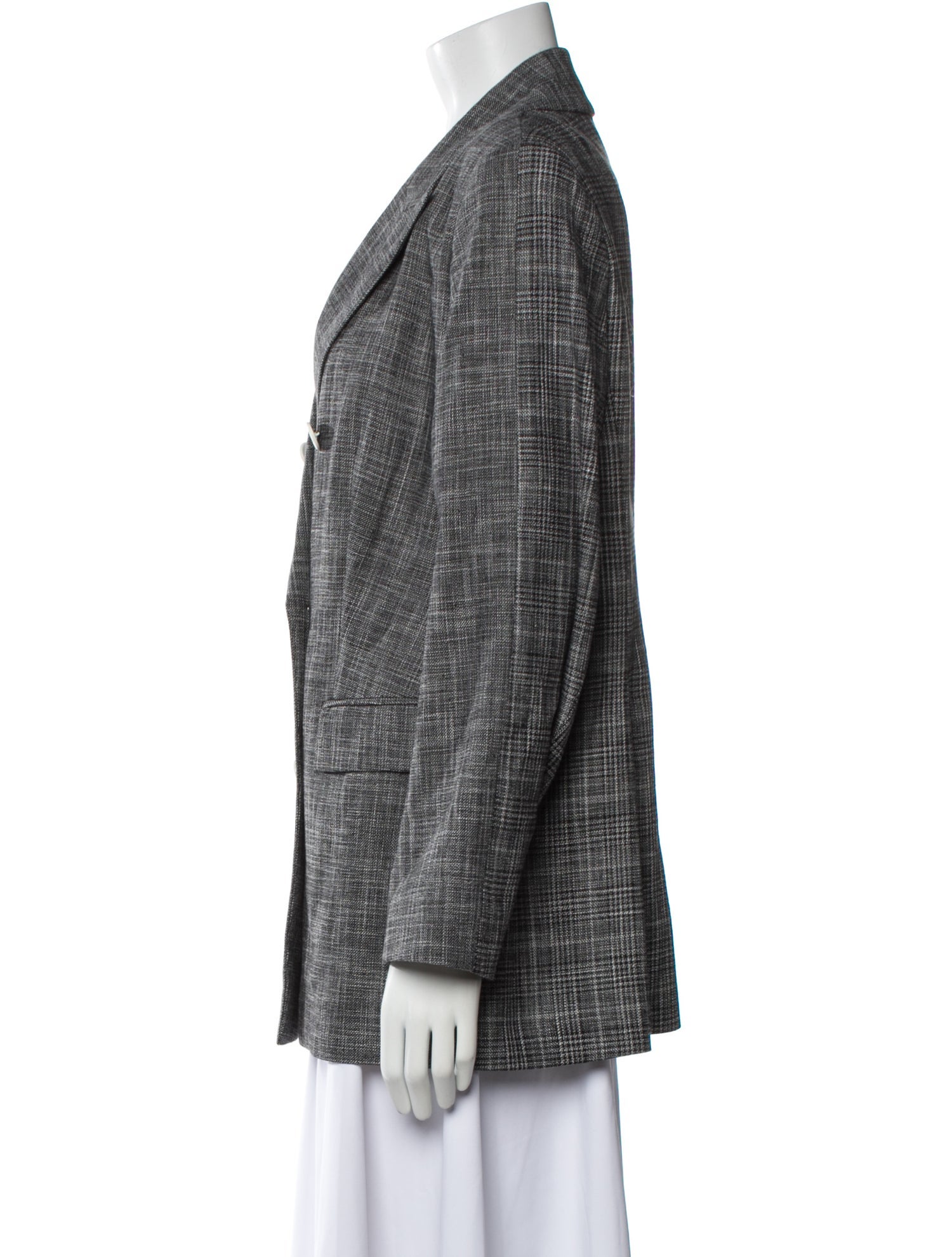 Escada Sport Plaid Print Blazer w/ Tags