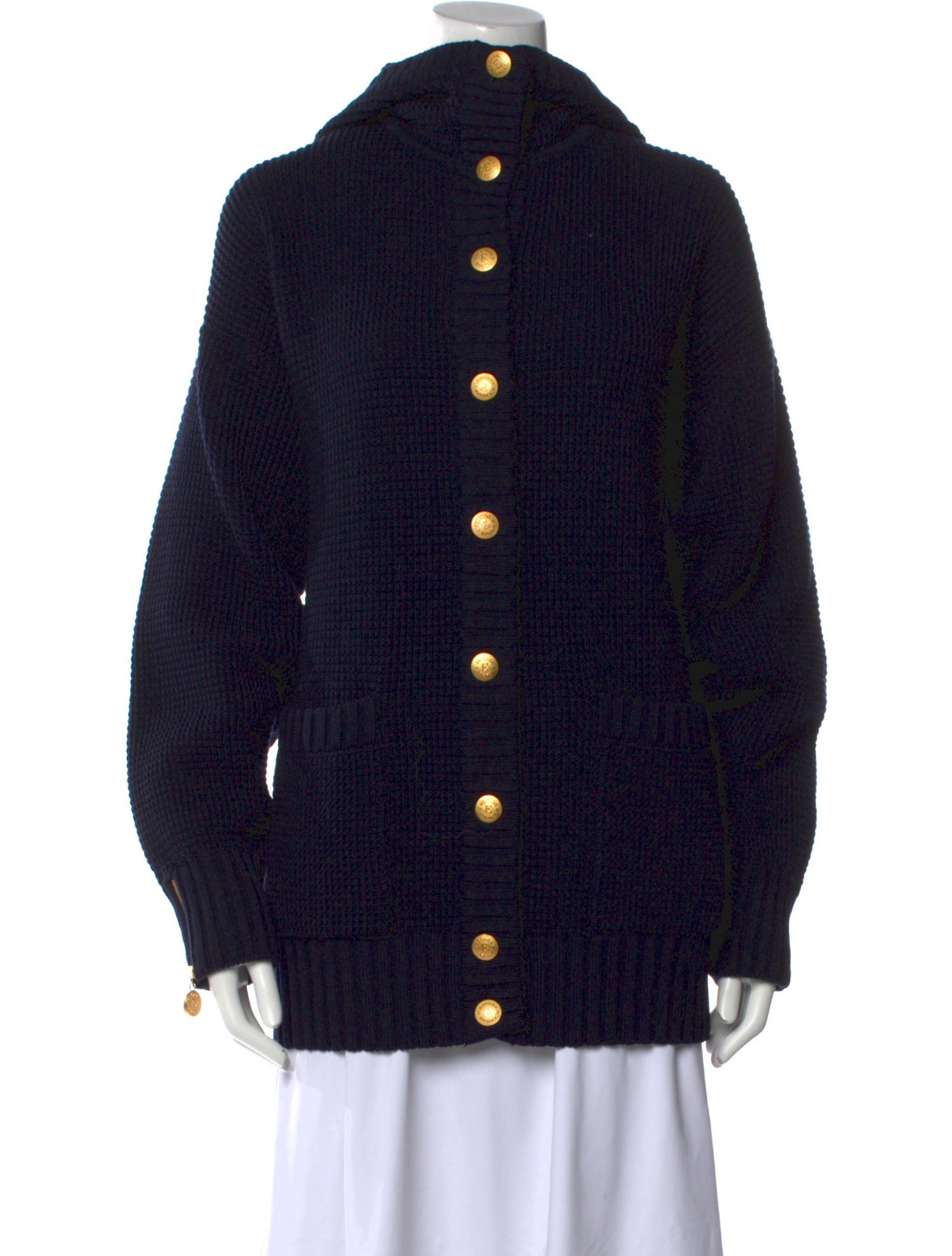 Escada Sport Virgin Wool Mock Neck Sweater