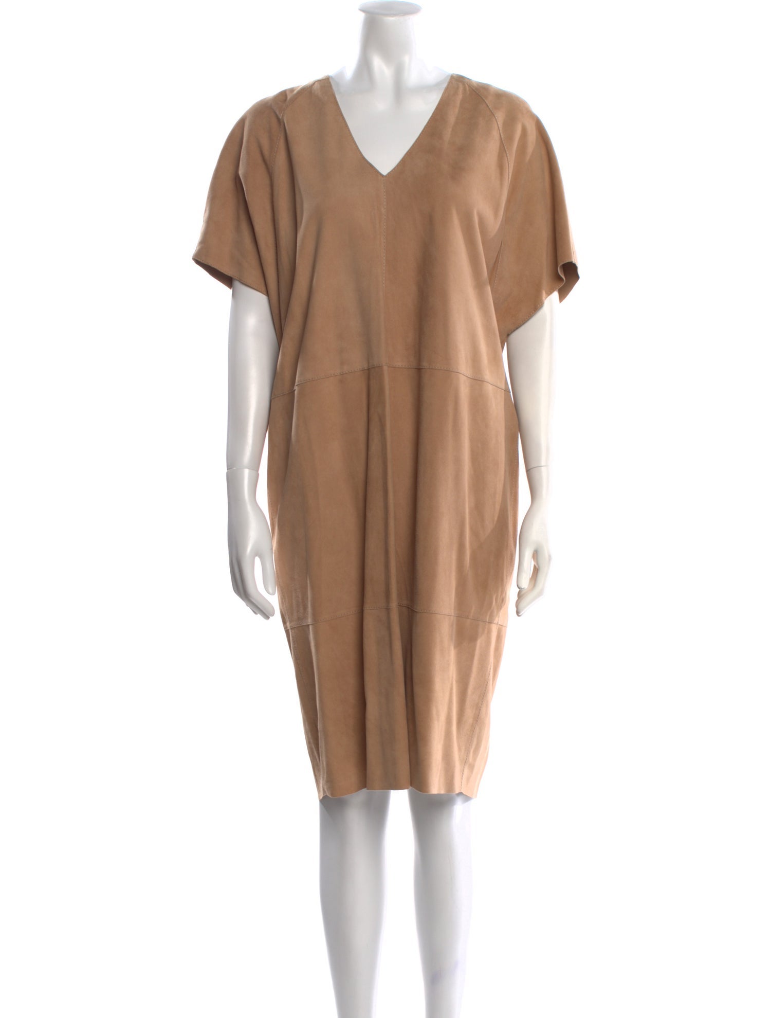 Escada Sport Leather Midi Length Dress