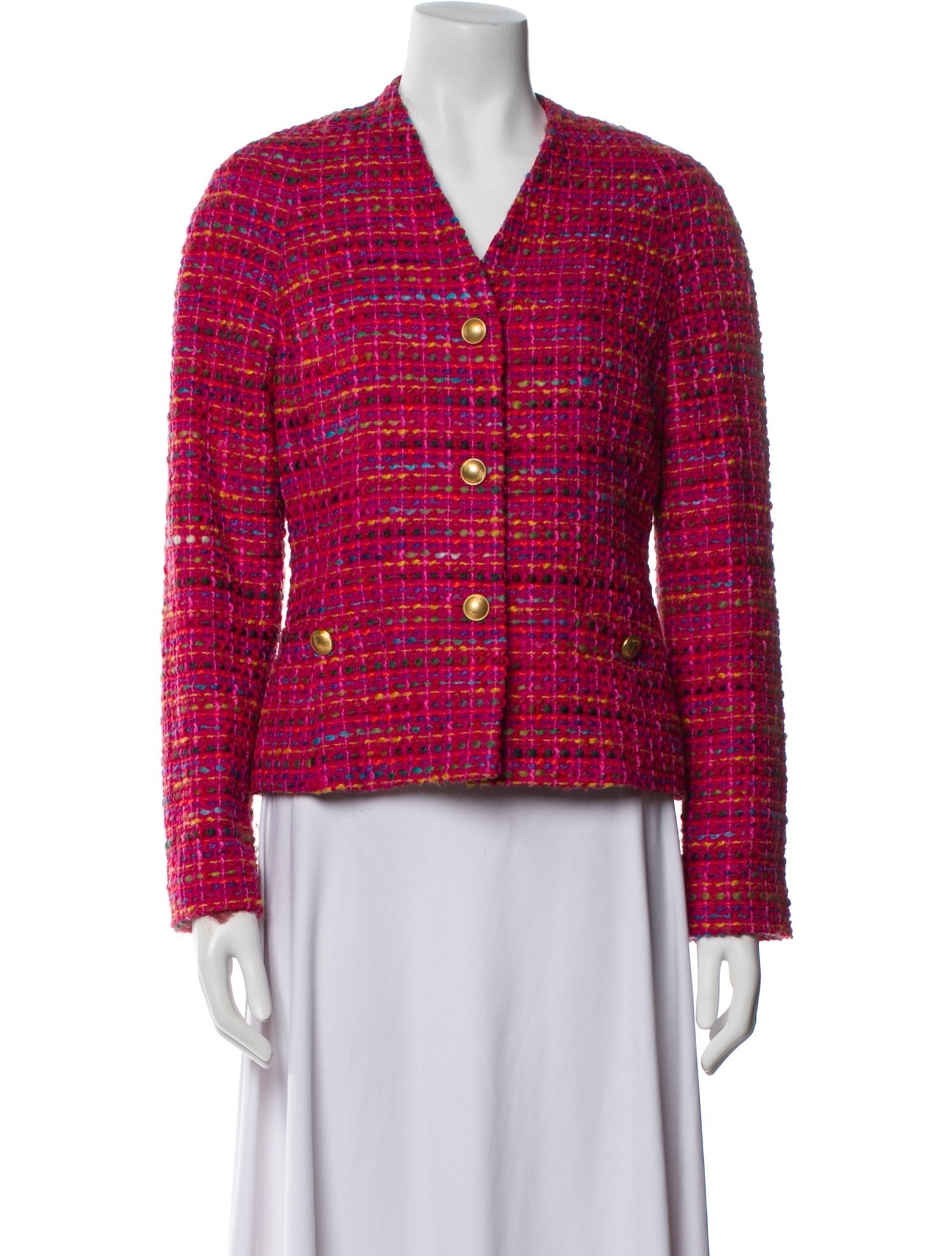 Escada Sport Tweed Tweed Pattern Evening Jacket