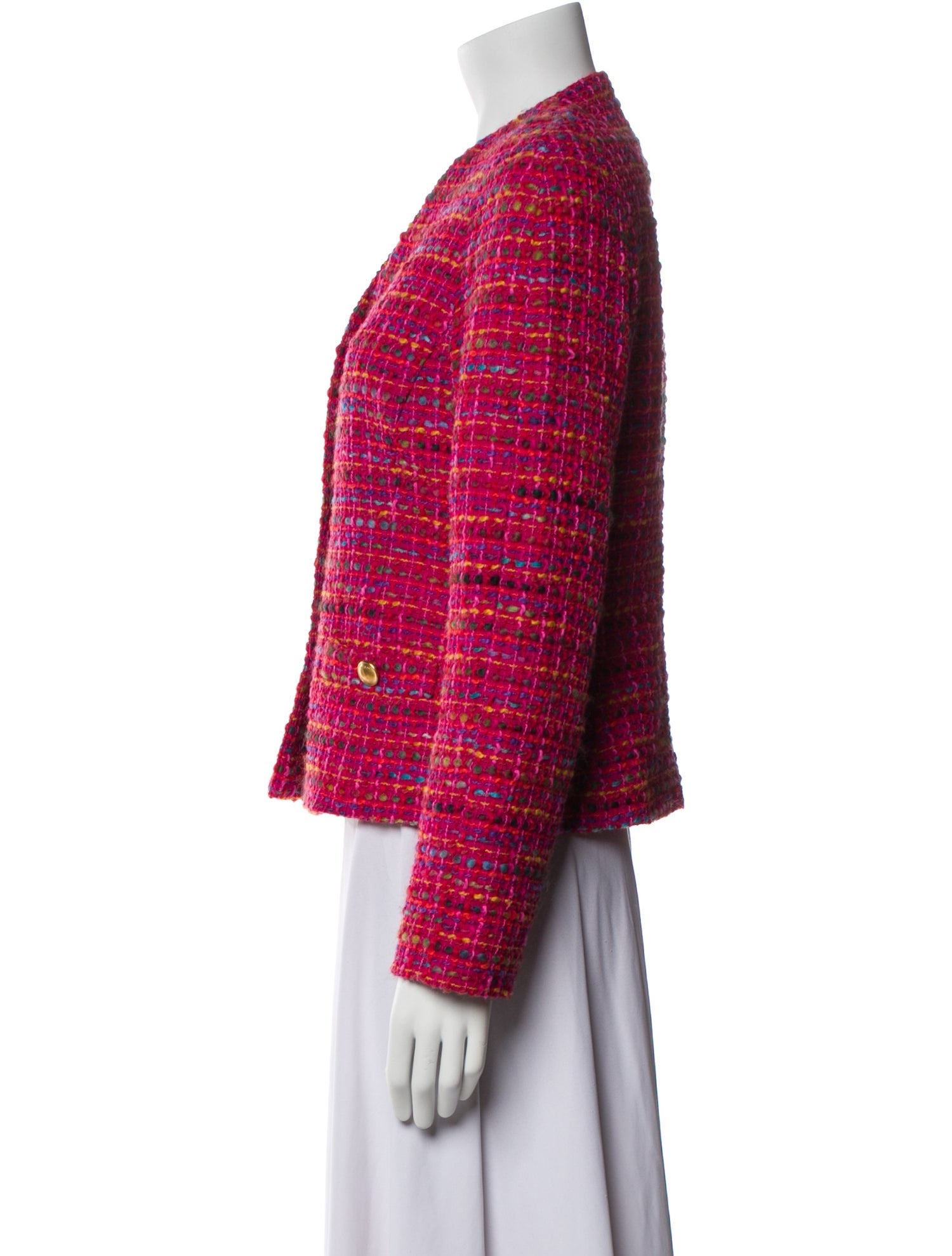 Escada Sport Tweed Tweed Pattern Evening Jacket