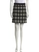 Escada Sport Plaid Print Mini Skirt