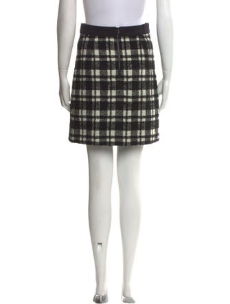 Escada Sport Plaid Print Mini Skirt