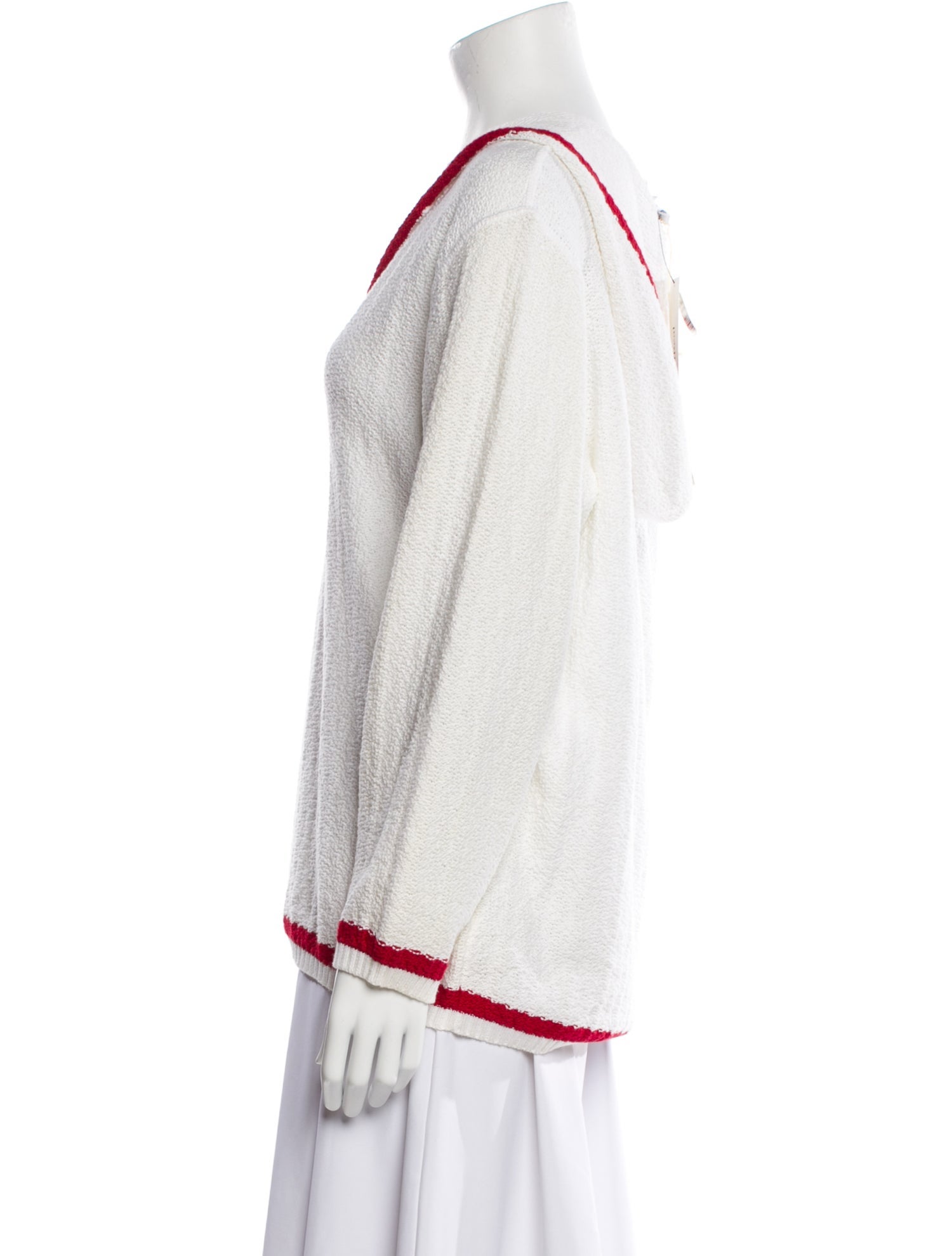 Escada Sport Colorblock Pattern V-Neck Sweater w/ Tags