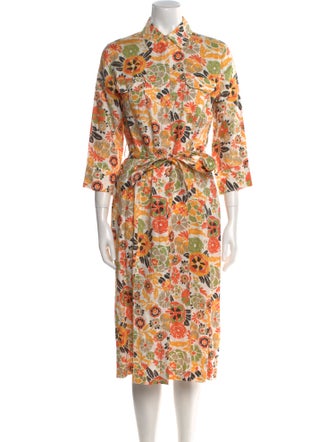 Escada Sport Linen Midi Length Dress