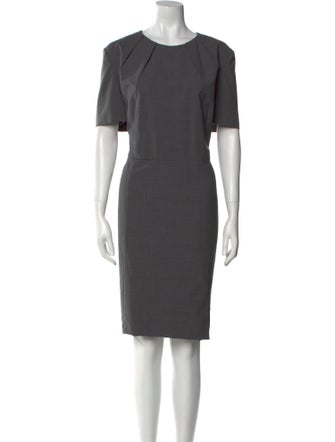 Escada Sport Crew Neck Knee-Length Dress