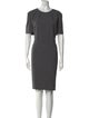 Escada Sport Crew Neck Knee-Length Dress