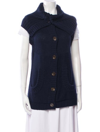 Escada Sport Virgin Wool Mock Neck Sweater