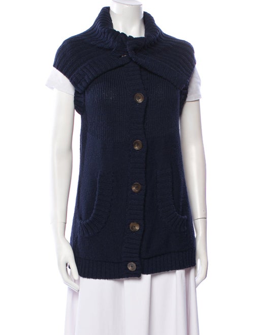 Escada Sport Virgin Wool Mock Neck Sweater