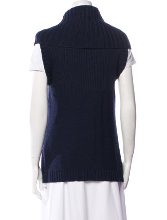 Escada Sport Virgin Wool Mock Neck Sweater