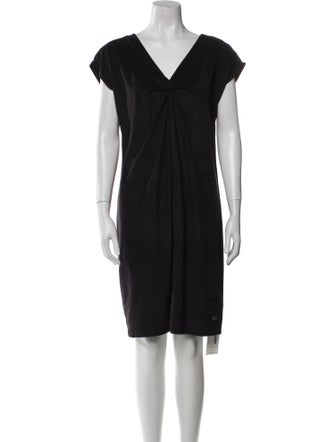 Escada Sport V-Neck Knee-Length Dress