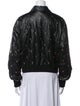 Escada Sport Lamb Leather Bomber Jacket