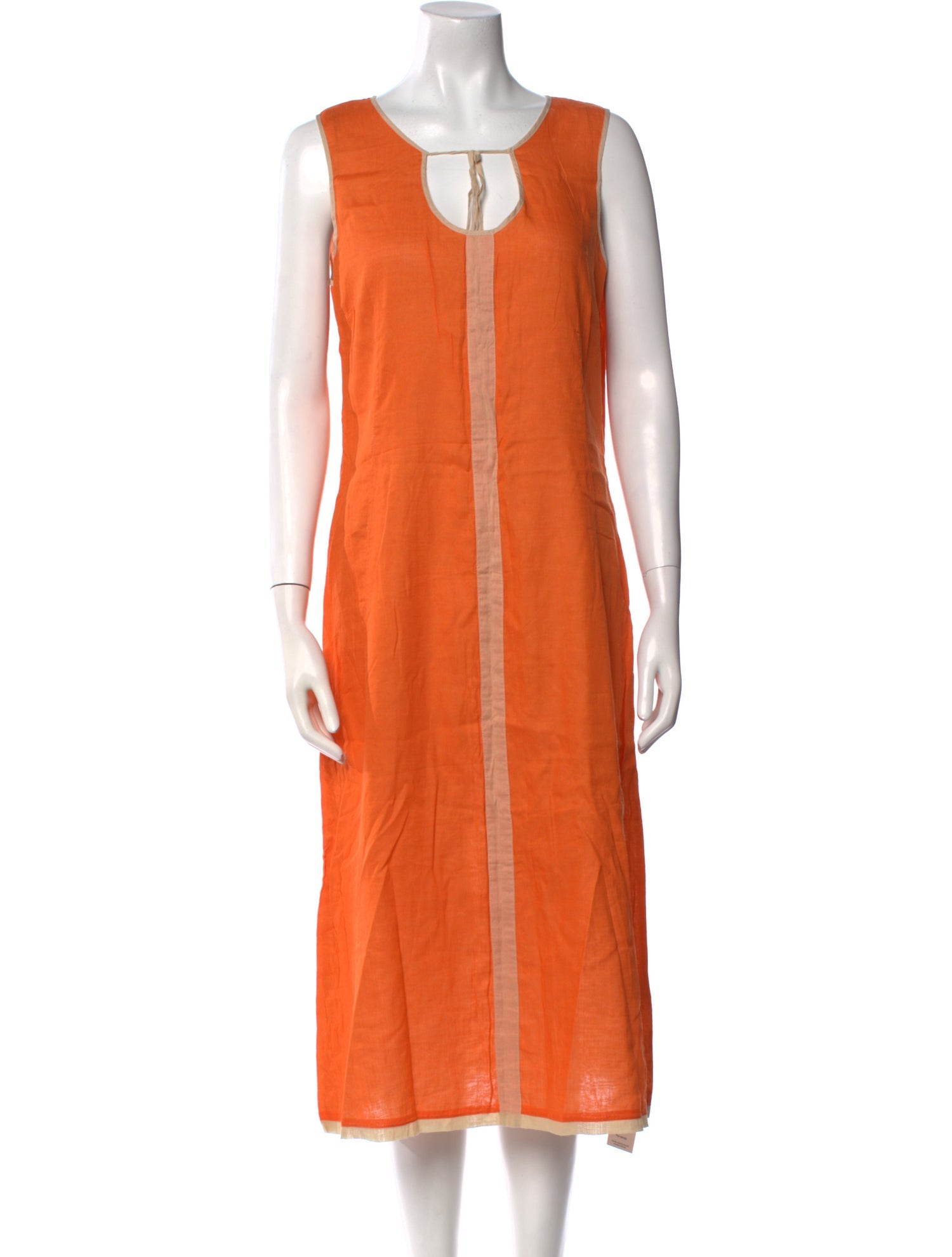 Escada Sport Scoop Neck Midi Length Dress