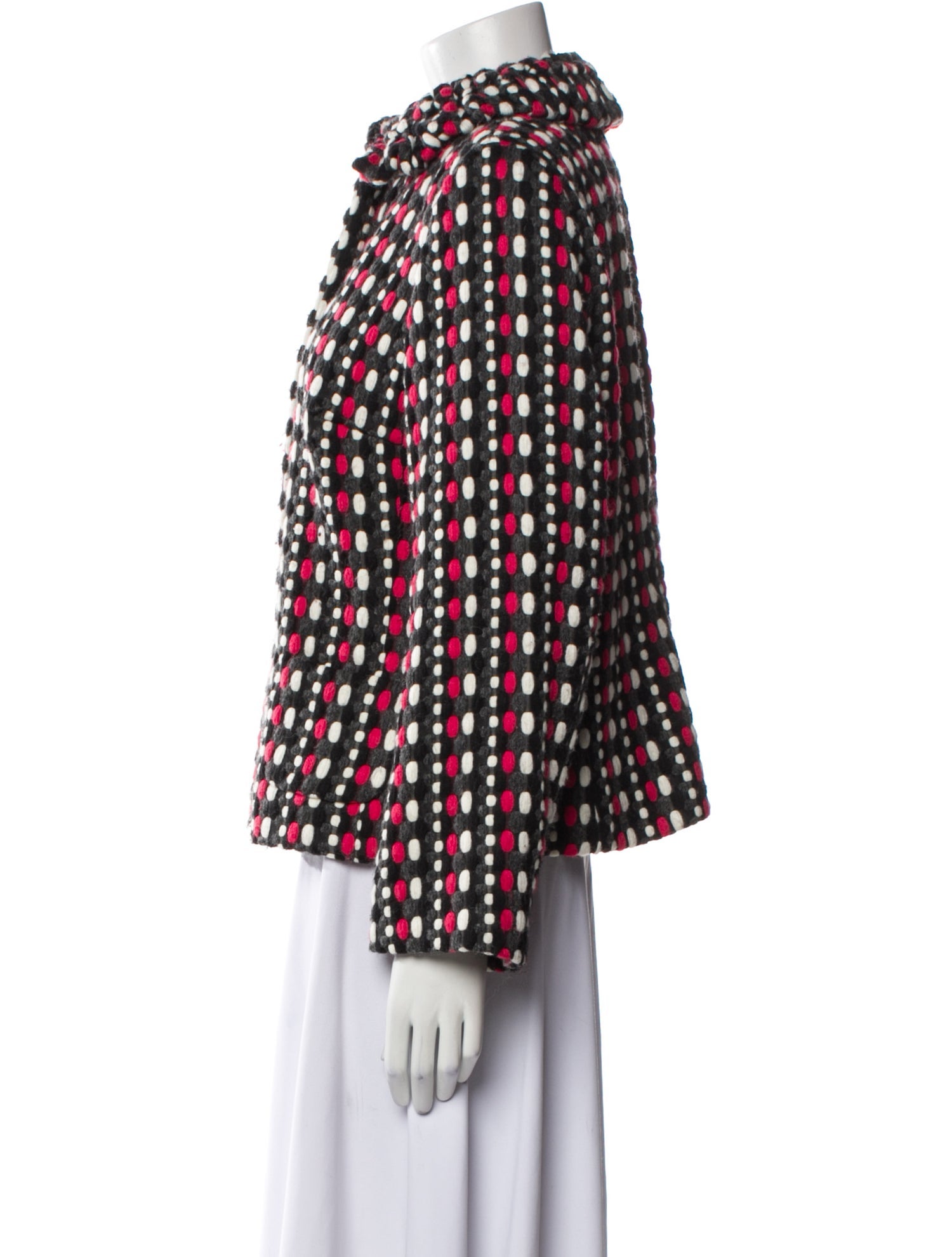 Escada Sport Plaid Print Evening Jacket