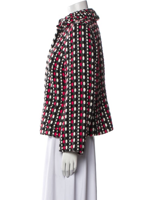 Escada Sport Plaid Print Evening Jacket