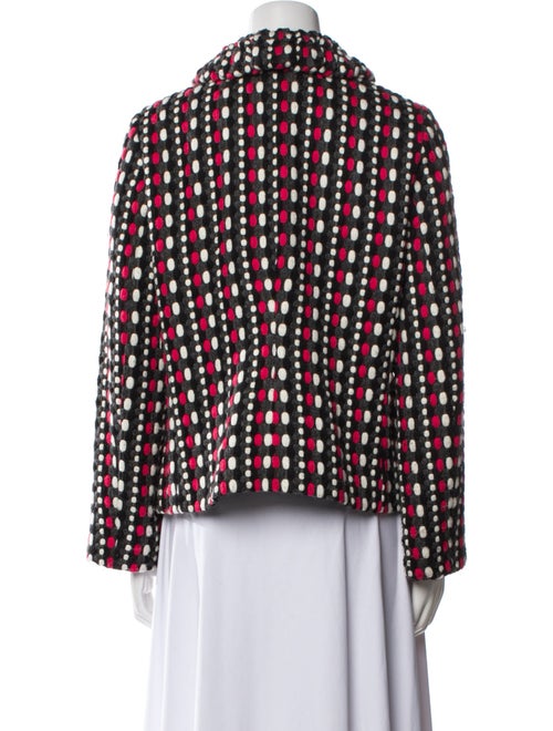 Escada Sport Plaid Print Evening Jacket