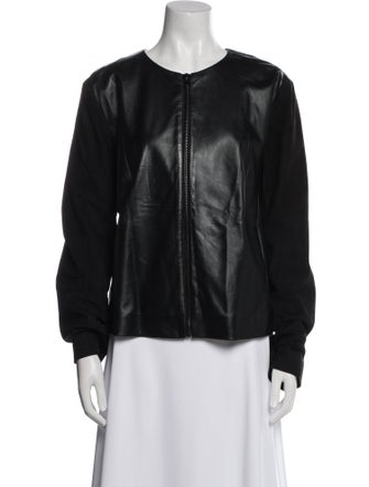 Escada Sport Lamb Leather Biker Jacket