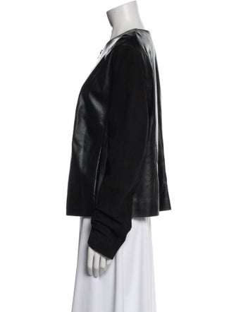 Escada Sport Lamb Leather Biker Jacket