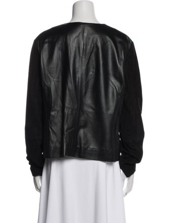 Escada Sport Lamb Leather Biker Jacket