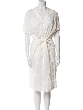 Escada Sport Linen Midi Length Dress
