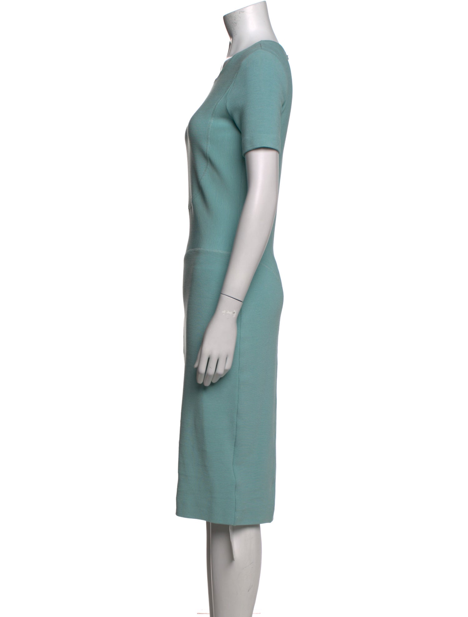 Escada Sport Crew Neck Midi Length Dress