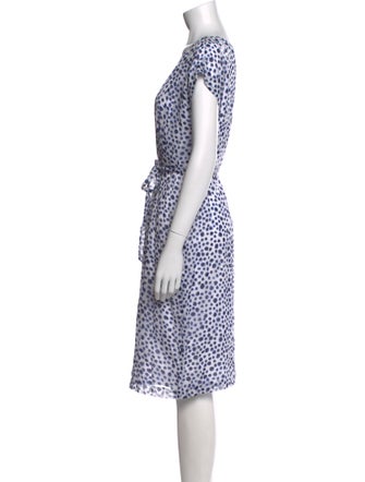 Escada Sport Polka Dot Print Knee-Length Dress