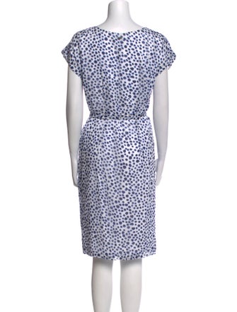 Escada Sport Polka Dot Print Knee-Length Dress
