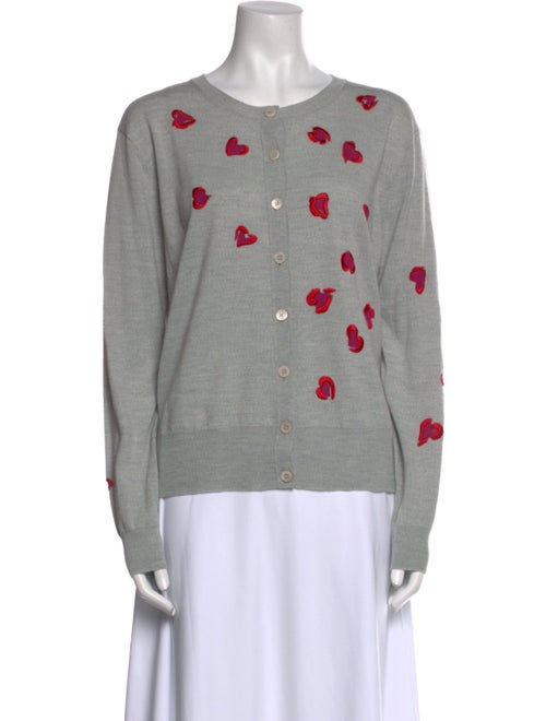 Escada Sport Virgin Wool Printed Sweater