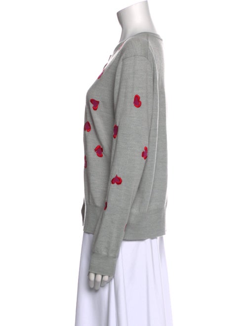 Escada Sport Virgin Wool Printed Sweater