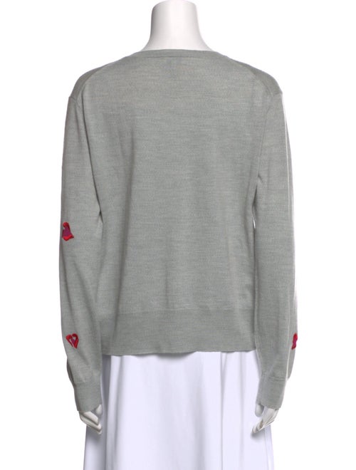 Escada Sport Virgin Wool Printed Sweater