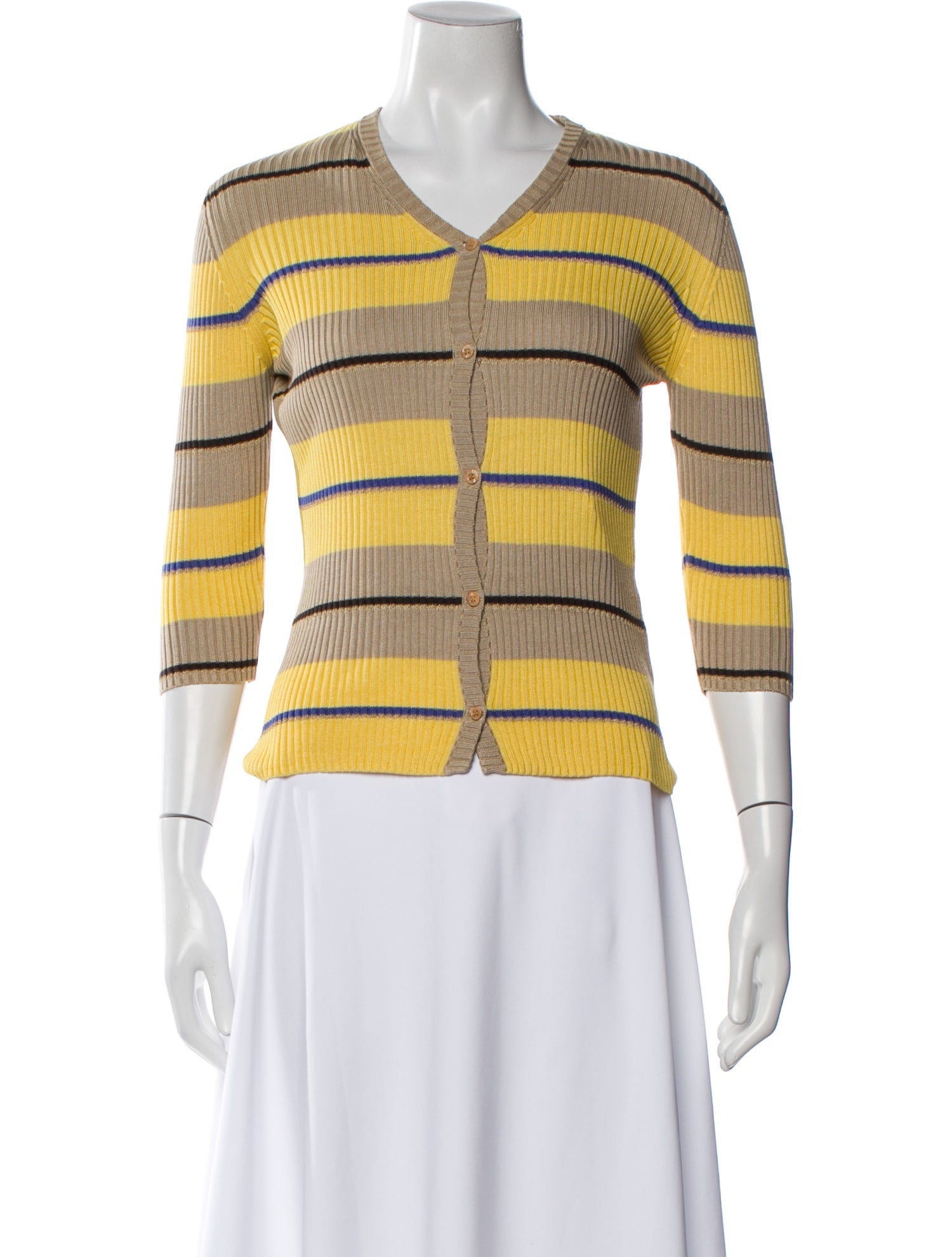 Escada Sport Silk Striped Sweater