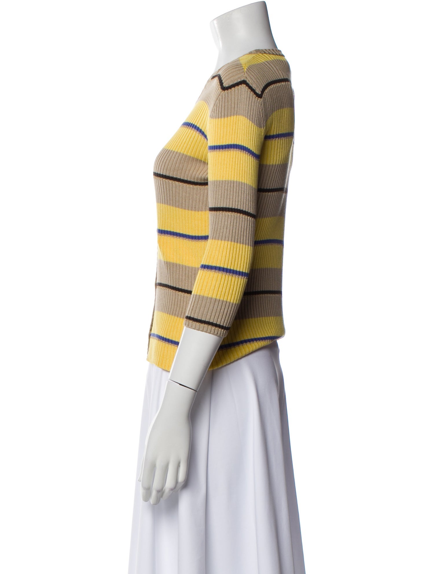 Escada Sport Silk Striped Sweater