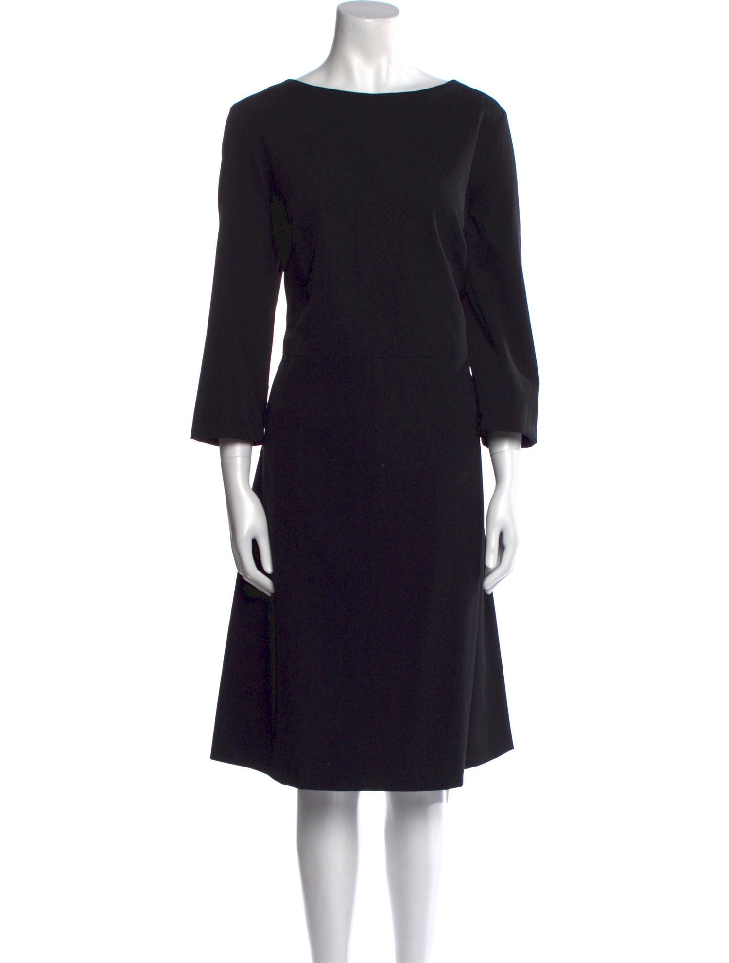Escada Sport Virgin Wool Midi Length Dress