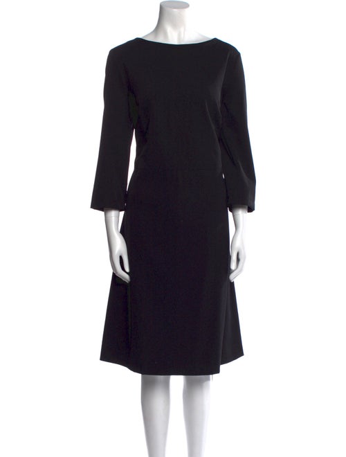 Escada Sport Virgin Wool Midi Length Dress