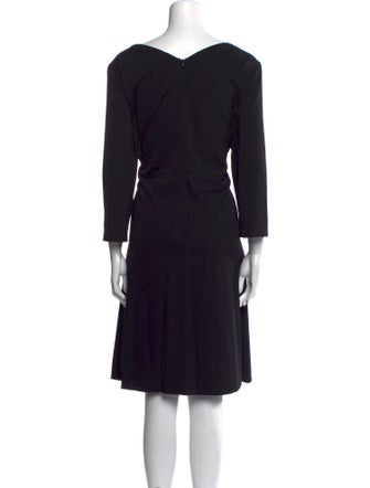 Escada Sport Virgin Wool Midi Length Dress