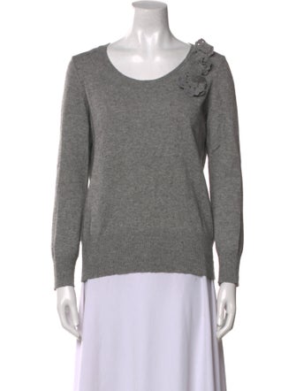 Escada Sport Virgin Wool Scoop Neck Sweater