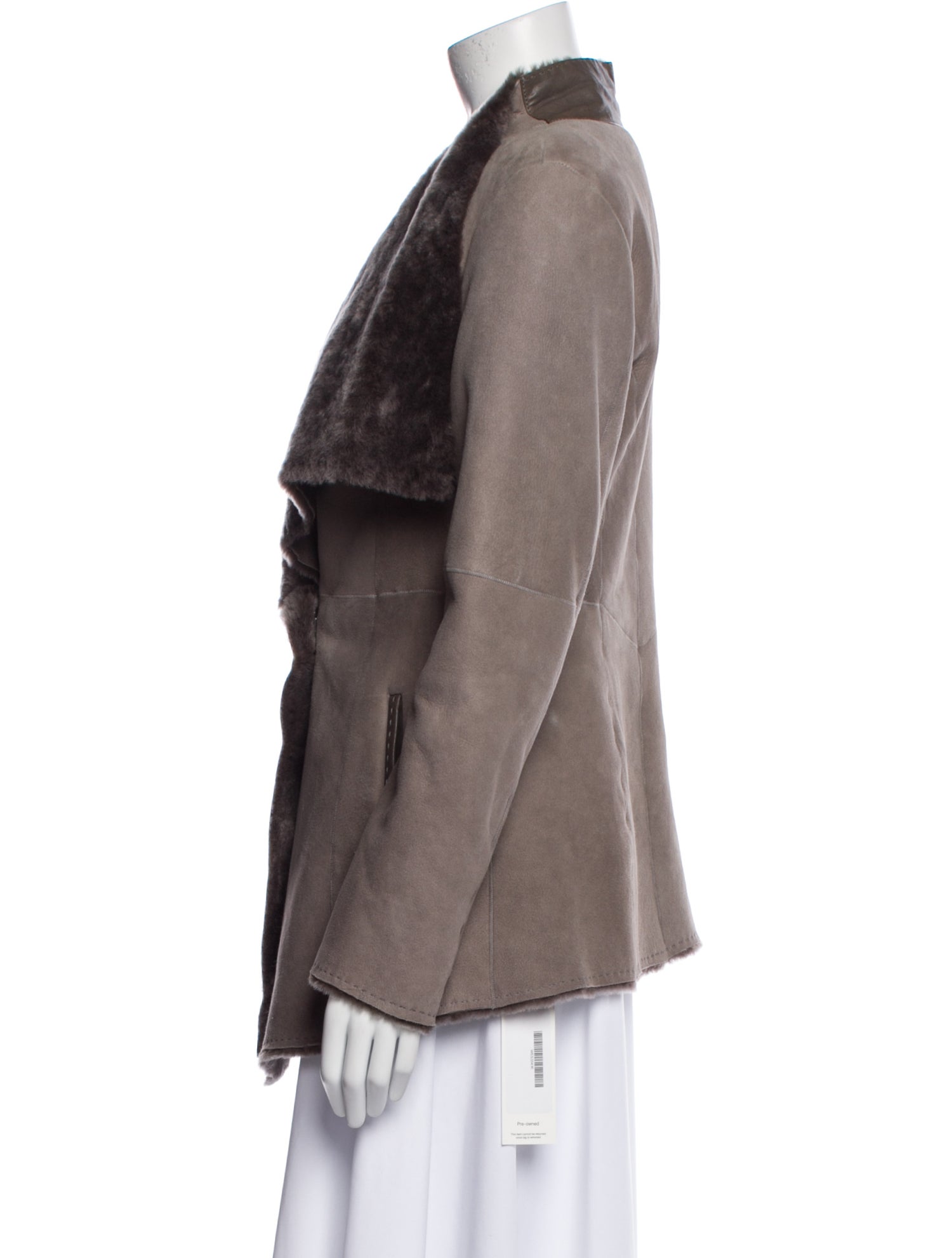 Escada Sport Lambskin Faux Fur Jacket