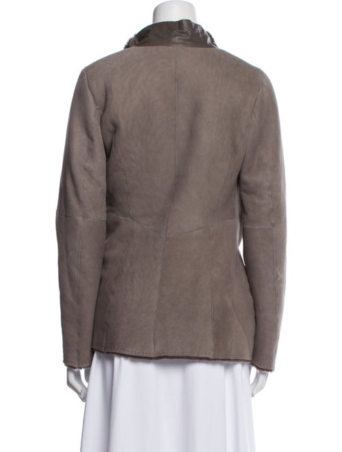 Escada Sport Lambskin Faux Fur Jacket