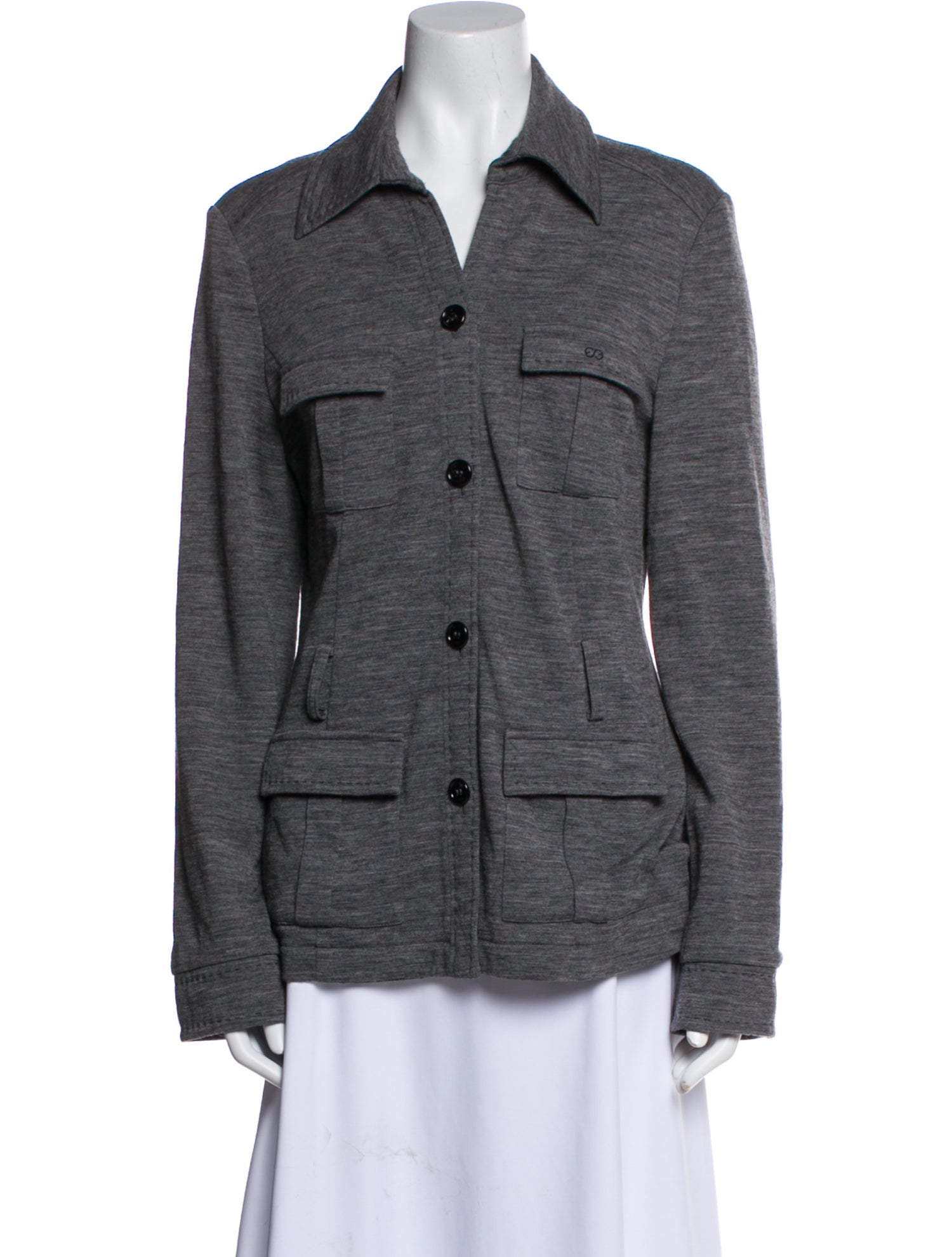 Escada Sport Virgin Wool Utility Jacket