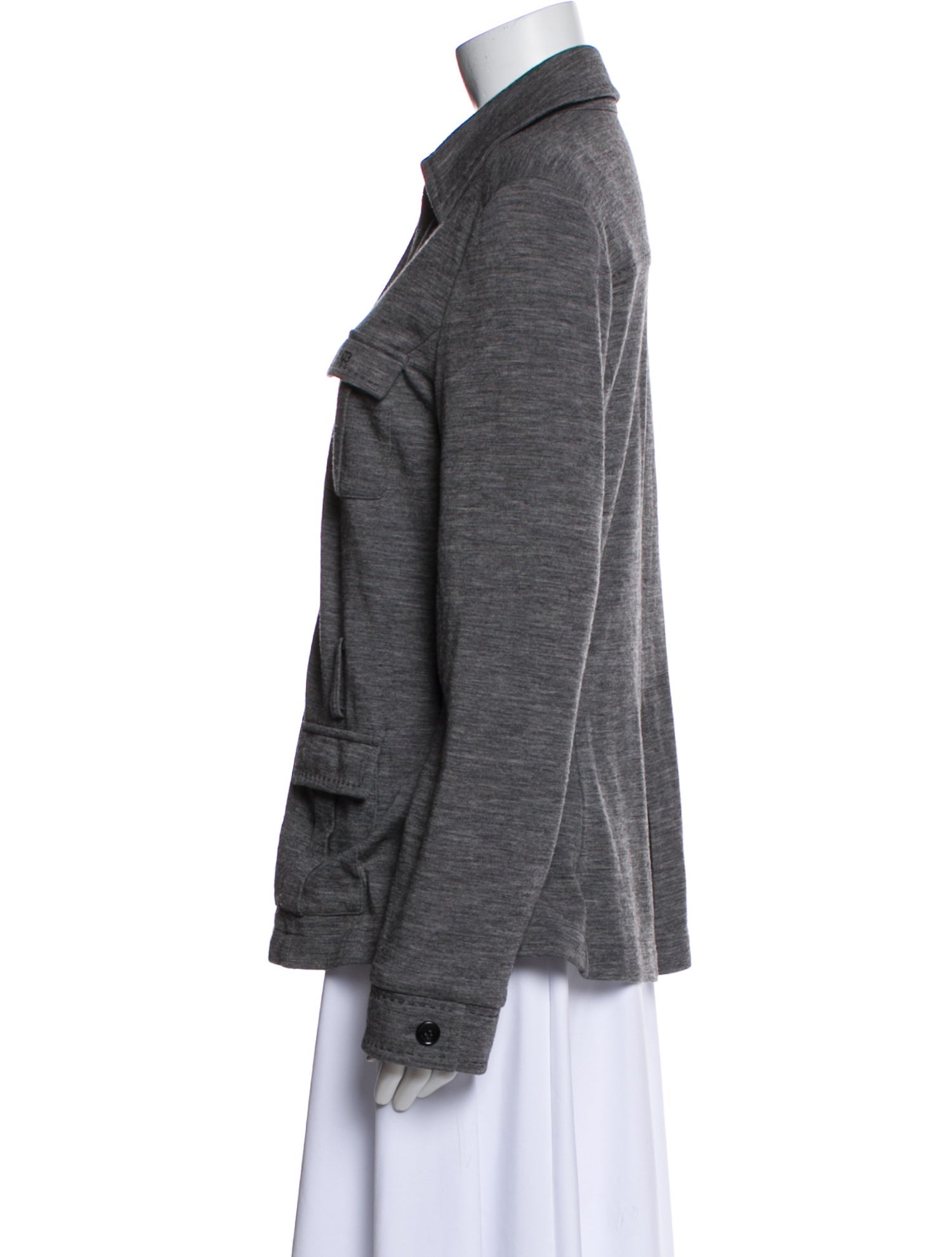 Escada Sport Virgin Wool Utility Jacket