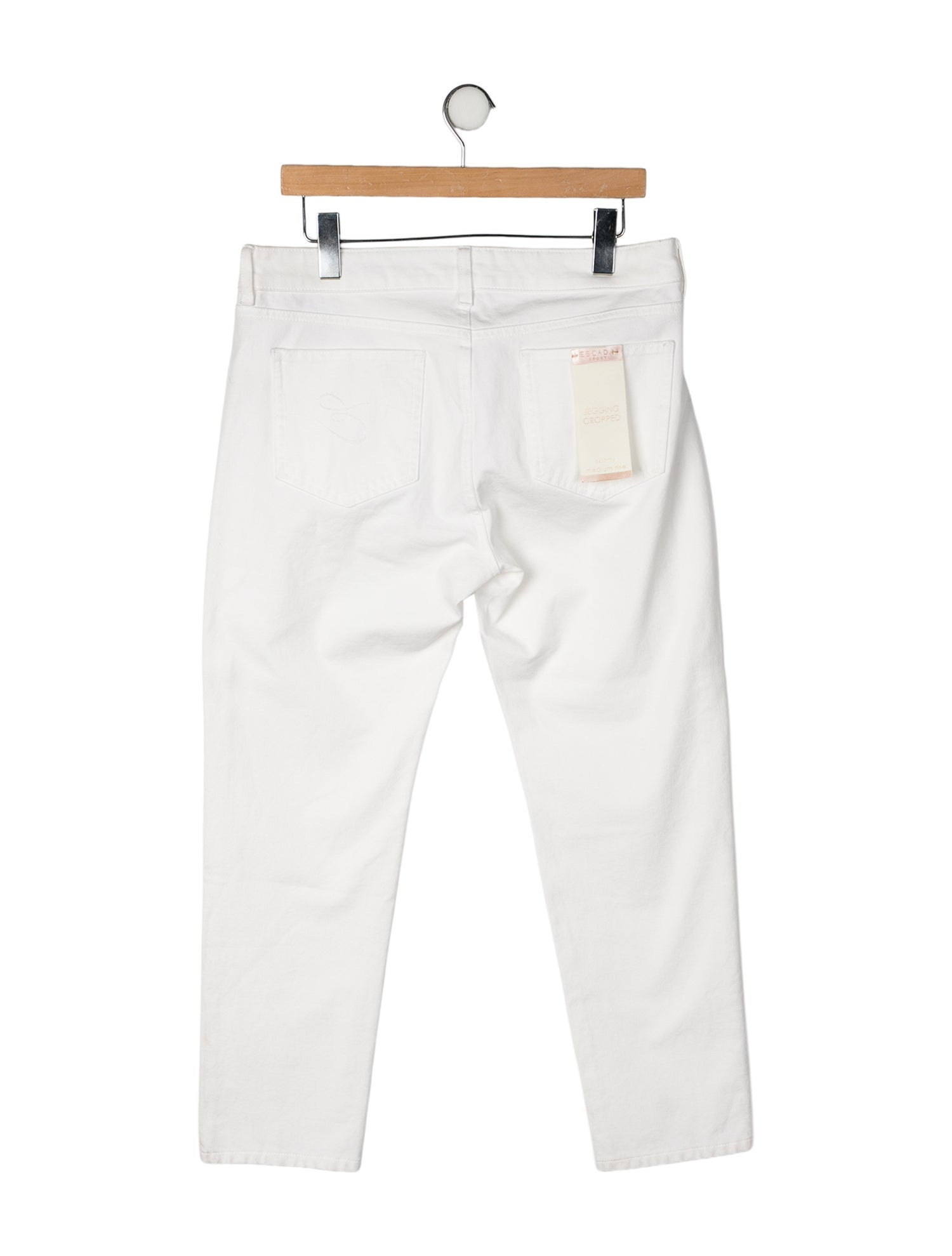 Escada Sport Mid-Rise Straight Leg Jeans