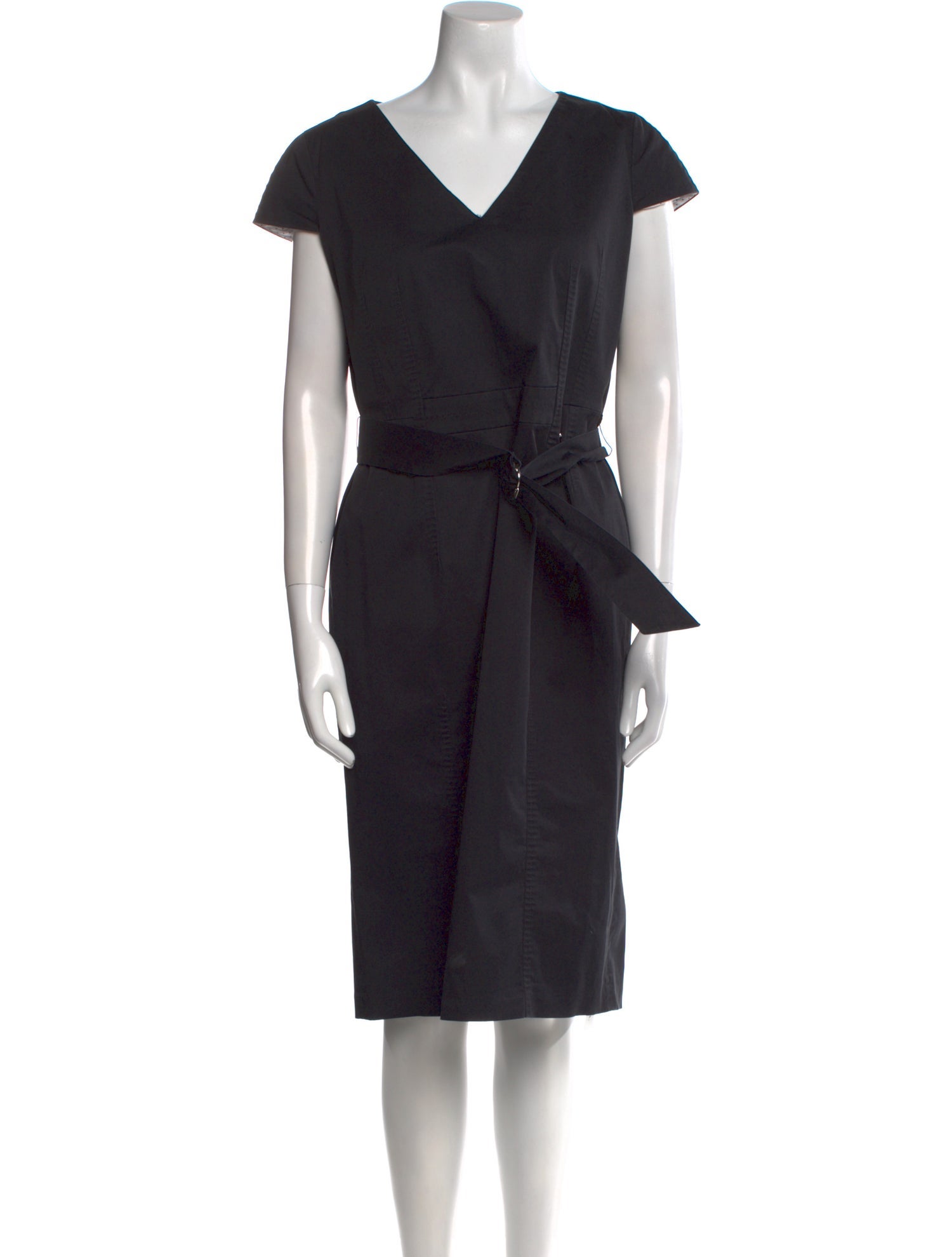 Escada Sport V-Neck Knee-Length Dress
