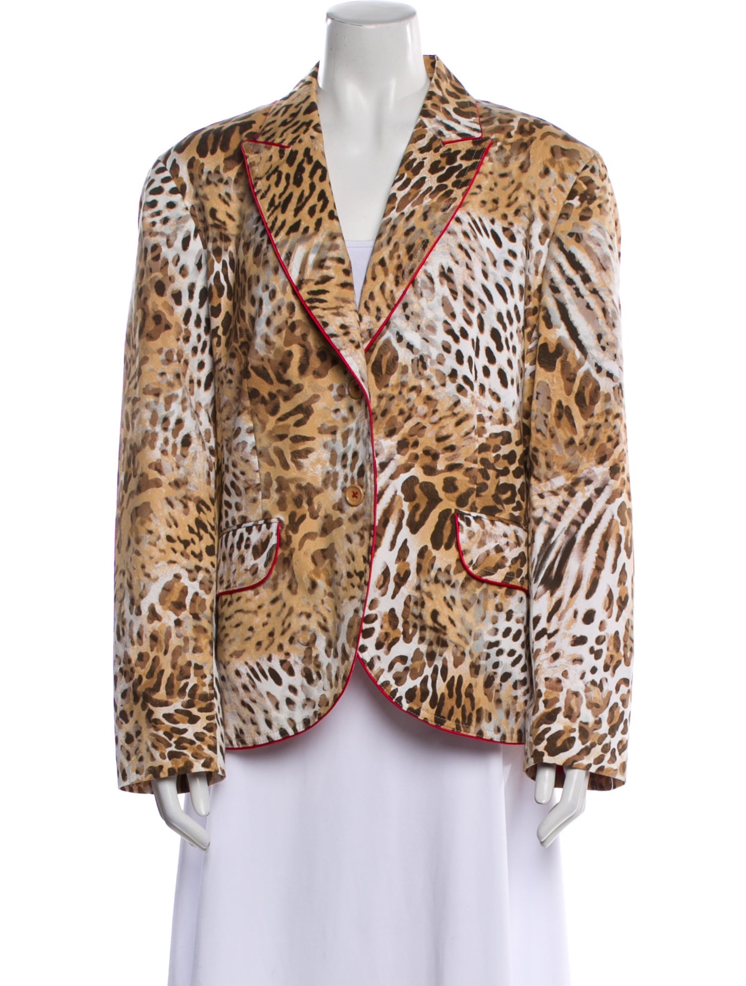 Escada Sport Animal Print Blazer