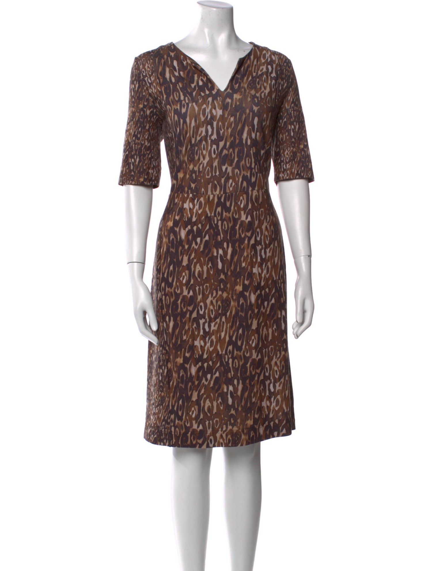 Escada Sport Animal Print Knee-Length Dress