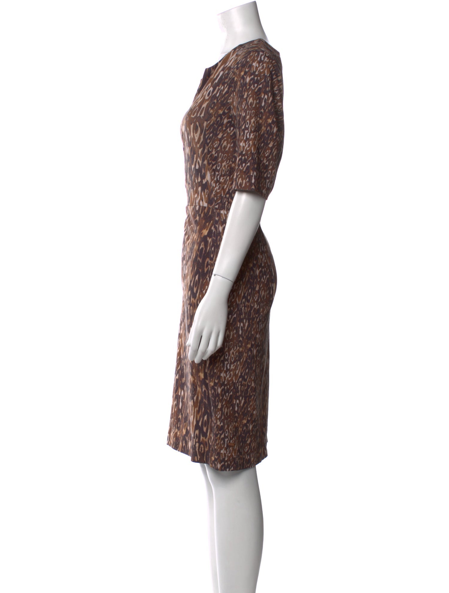 Escada Sport Animal Print Knee-Length Dress
