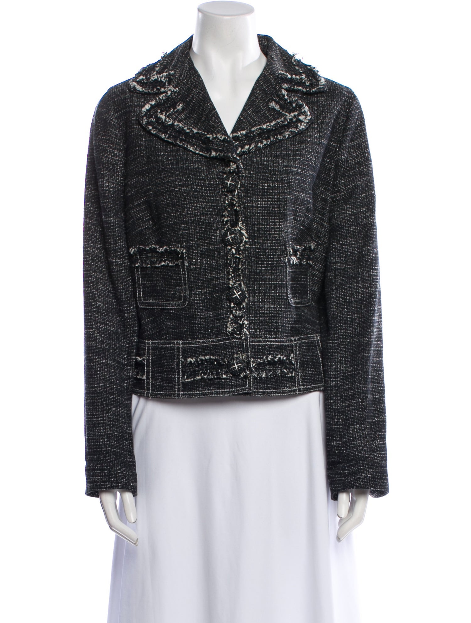 Escada Sport Tweed Pattern Jacket