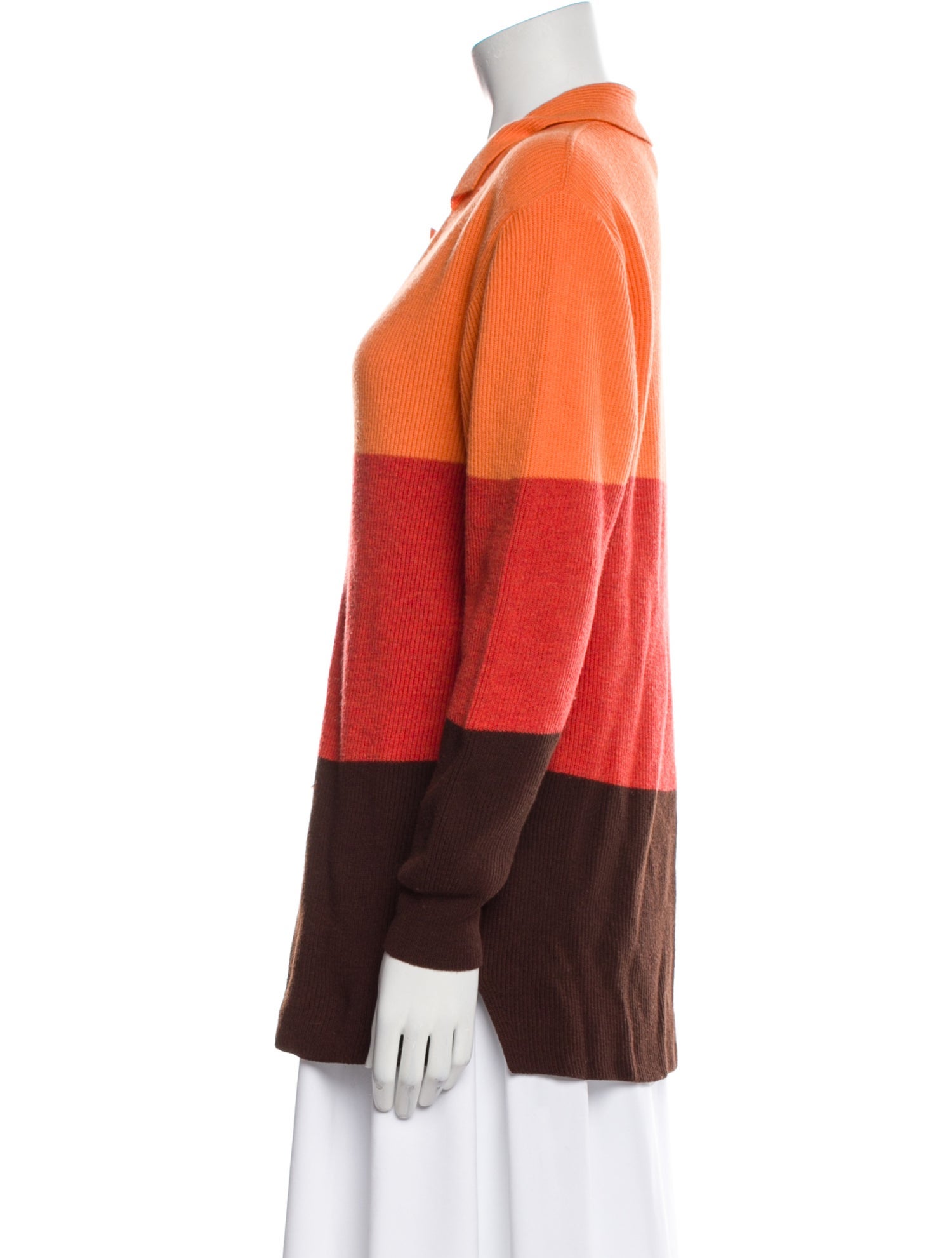 Escada Sport Wool Colorblock Pattern Sweater